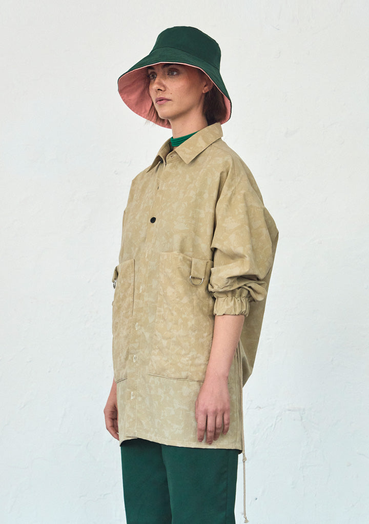 AMANITA OVERSHIRT WITH QUILTED POCKETS_W